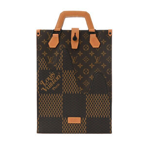 Louis Vuitton Damier Giant NIGO Collaboration Tote Brown Canvas Handbag